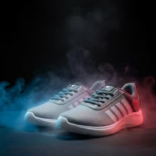 Men's Classic Grey & White Casual Sneaker